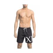 Bikkembergs Elegant Gradient Badshorts Black, Herr