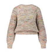 Isabel Marant Chunky Stickad Tröja Multicolor, Dam