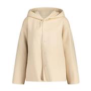 Max Mara Ull Huva Jacka Gennaio Beige, Dam