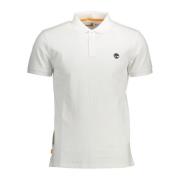 Timberland Vit Slim Fit Polo Skjorta White, Herr