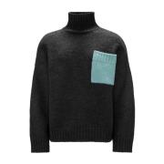 JW Anderson Ankarlogotröja Brun Black, Herr