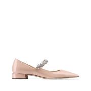 Jimmy Choo Rosa Kristallrem Häl Pink, Dam