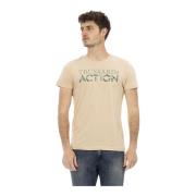 Trussardi Action Kortärmad Rund Hals T-shirt Brown, Herr