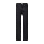 Closed Klassiska Straight Cut Denim Jeans Black, Herr