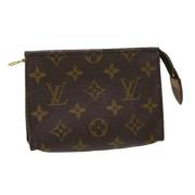 Louis Vuitton Vintage Pre-owned Canvas necessrer Brown, Dam