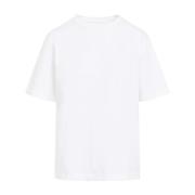 Khaite Vit Kortärmad T-shirt White, Dam