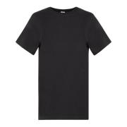 TotêMe Svart Curved Seam Tee Black, Dam