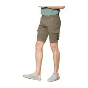 Mason's Slim Cargo Bermuda i Stretch Satin Green, Herr