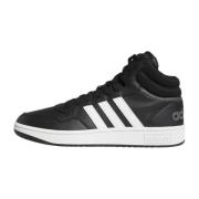 Adidas Svart Hoops 3.0 Mid Sneakers Black, Herr