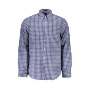 Gant Elegant Lila Button-Down Skjorta Blue, Herr