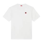 Kenzo Klassisk Vit Bomull T-shirt med Tryck White, Herr