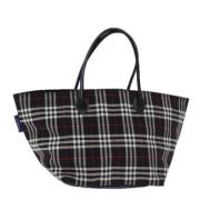 Burberry Vintage Pre-owned Nylon totevskor Black, Dam