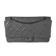 Chanel Vintage Pre-owned Laeder chanel-vskor Gray, Dam