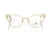 Frankie Morello Clubmaster Glasögon - Märgel Beige, Unisex