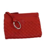 Bottega Veneta Vintage Pre-owned Laeder plnbcker Red, Dam