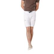 Mason's Cargo Bermuda Shorts Chile Athleisure White, Herr