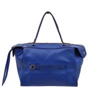 Celine Vintage Pre-owned Laeder totevskor Blue, Dam