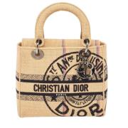 Dior Vintage Pre-owned Laeder totevskor Beige, Dam