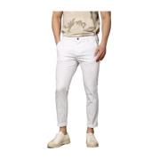 Mason's 3D Resca Mönster Morot Passform Chino Byxor White, Herr