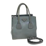 Prada Vintage Pre-owned Laeder prada-vskor Gray, Dam