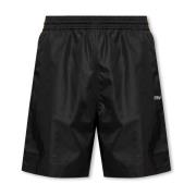 Off White Badshorts med logotyp Black, Herr