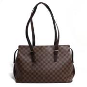 Louis Vuitton Vintage Pre-owned Canvas louis-vuitton-vskor Brown, Dam