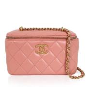 Chanel Vintage Pre-owned Laeder chanel-vskor Pink, Dam