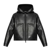 Dsquared2 Vegan läderjacka Black, Herr