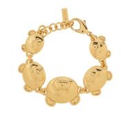 Moschino Armband med björnmotiv Yellow, Dam