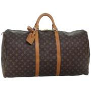 Louis Vuitton Vintage Pre-owned Canvas handvskor Brown, Dam