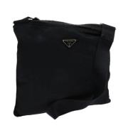 Prada Vintage Pre-owned Nylon prada-vskor Black, Dam