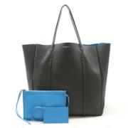 Balenciaga Vintage Pre-owned Laeder totevskor Blue, Dam