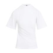 TotêMe Twisted Jersey Tee White, Dam