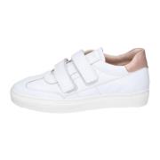 Stokton Läder Sneakers för Kvinnor White, Dam