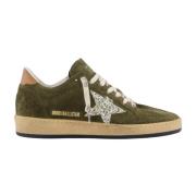 Golden Goose Ball Star Sneakers Green, Dam