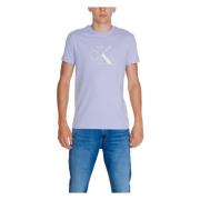 Calvin Klein Jeans Monogram Tee Höst/Vinter Kollektion Purple, Herr