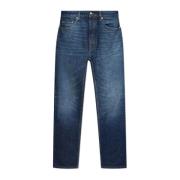 Palm Angels Tapered Leg Jeans Blue, Herr