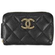 Chanel Vintage Pre-owned Laeder plnbcker Black, Dam