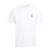 Casablanca Vita T-shirts Polos för män White, Herr