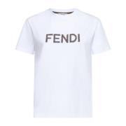 Fendi Fritidskläder Capsule T-shirts och Polos White, Dam