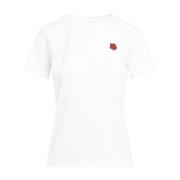 Kenzo Vit Bomull T-shirt Dammode White, Dam