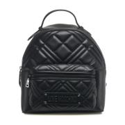 Love Moschino Elegant Svart Bucket Bag & Ryggsäck Black, Dam