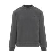 Carhartt Wip Svart Script Sweatshirt Aw24 Black, Herr