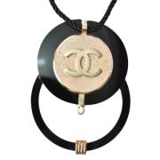 Chanel Vintage Pre-owned Metall chanel-smycken Black, Dam