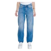 Replay Blå Plain Dam Jeans med Dragkedja Blue, Dam