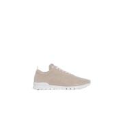 Kiton Beige Stickad Cashmere Sneakers Beige, Dam