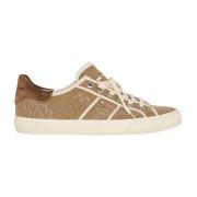 Kiton Kalvskinn Sneakers Skor 2 Beige, Herr