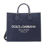 Dolce & Gabbana Tote Bags Blue, Herr