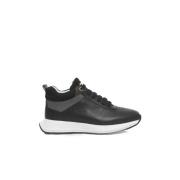 Cerruti 1881 Genuine Leather Platform Sneaker Dam Black, Dam