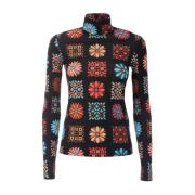 La DoubleJ Turtleneck Sweater - Mjuk och Stretchig Multicolor, Dam